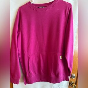 Carhartt Fuchsia Relaxed Fit Sweatshirt